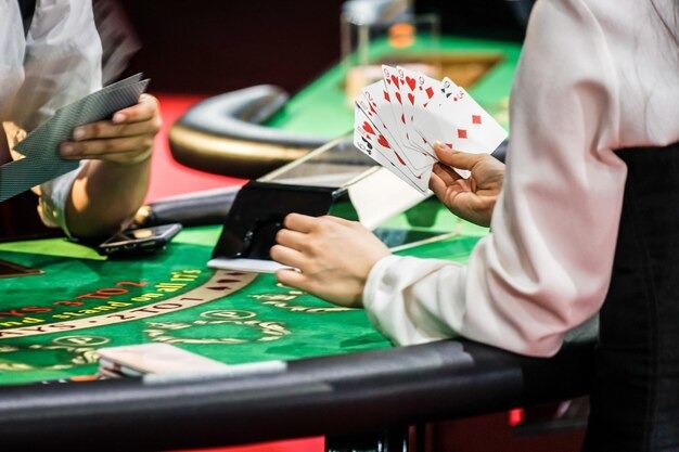 baduk mobile app interface showing live blackjack table and payment options