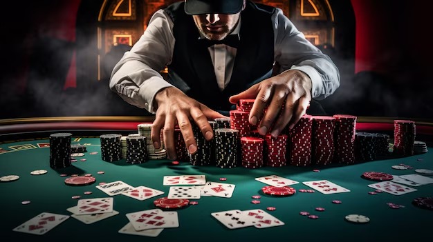 baduk live dealer in professional studio with HD camera setup